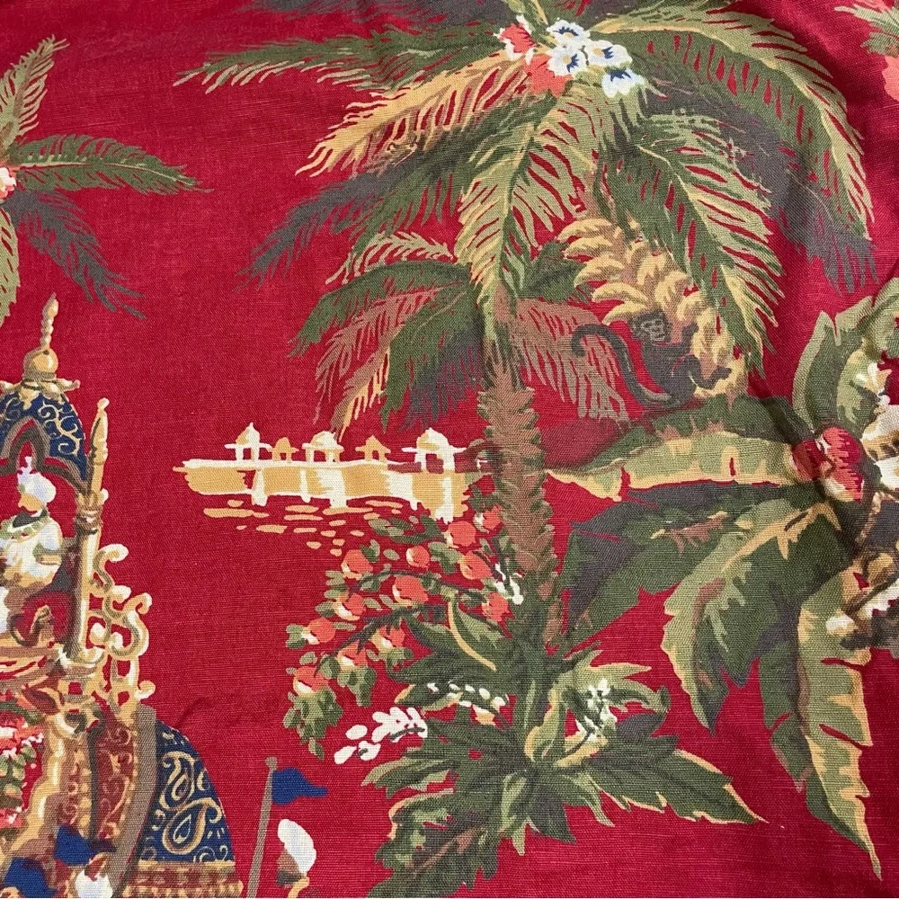 Pottery Barn Red Square Throw Pillow Covers,‎ Set of Two